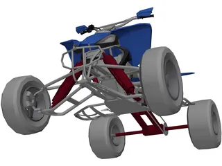 Yamaha Quad 3D Model