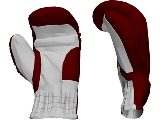 Boxing Gloves 3D Model