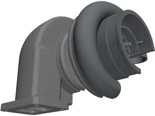 Turbo Compressor 3D Model