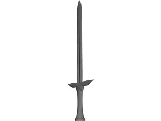 Two Handed Sword 3D Model