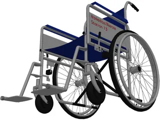 Wheelchair 3D Model