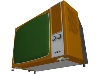 Old TV 3D Model