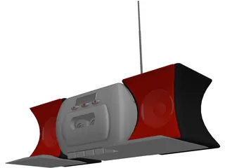 Radio 3D Model