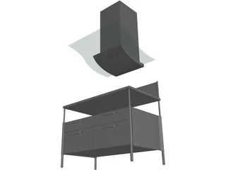 Kitchen Hood 3D Model