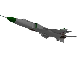 Shenyang J-8B 3D Model