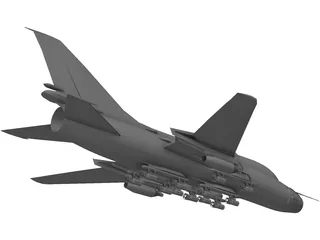 Sukhoi Su-17 Fitter 3D Model