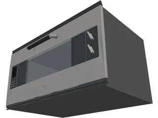 Microwave Gaggenau 3D Model