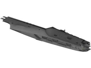USS John F Kennedy CV 67 3D Model