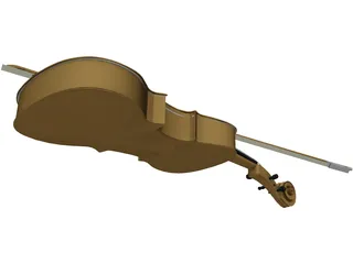 Violin 3D Model