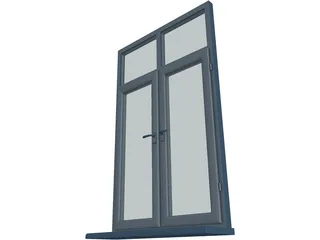 PVC Window 3D Model