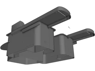 Supermarket Checkout 3D Model