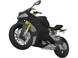 Ducati 1199 Panagale 3D Model