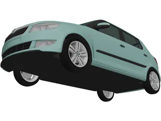 Skoda Fabia (2011) 3D Model