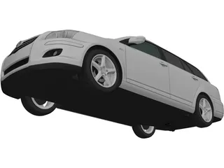 Toyota Avensis Wagon (2006) 3D Model