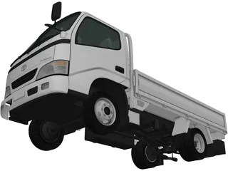 Toyota Toyoace Flatbed (2006) 3D Model