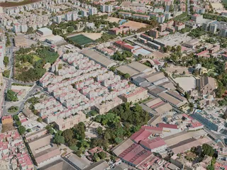 Jerez de la Frontera City, Spain (2020) 3D Model
