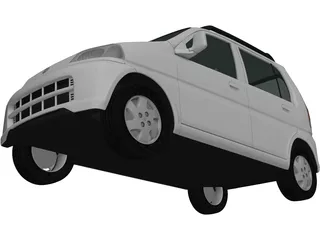 Honda Life (1997) 3D Model