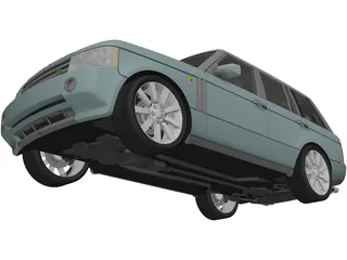 Range Rover Vogue (2004) 3D Model