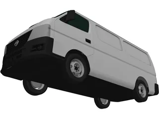 Nissan Urvan PanelVan (2011) 3D Model