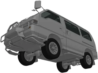 Mitsubishi Delica (1986) 3D Model