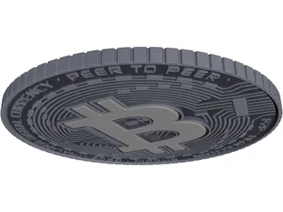 Bitcoin 3D Model