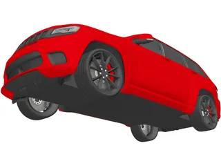 Jeep Grand Cherokee Trackhaw (2018) 3D Model