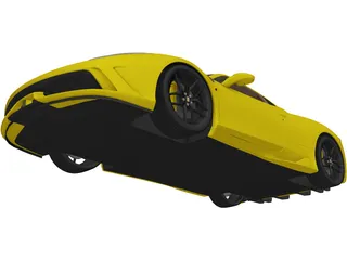 Ferrari 458 Speciale (2014) 3D Model