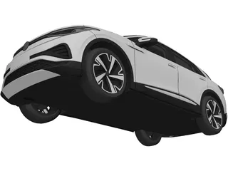 Volkswagen ID.4 X (2021) 3D Model