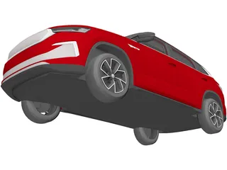 Skoda Kamiq GT (2020) 3D Model
