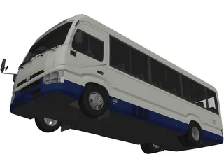 Toyota Coaster (2020) 3D Model