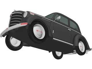 Opel Olympia (1938) 3D Model