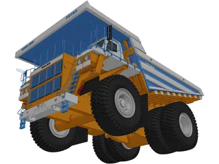 BELAZ 75180 (2014) 3D Model