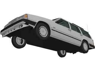 Volvo 740 GL (1985) 3D Model