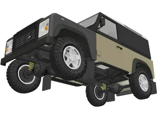 Land Rover Defender 90 3D Model