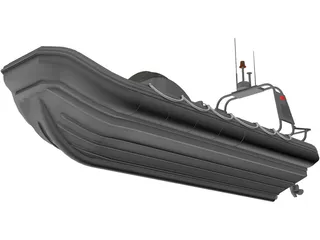 Zodiac Boat 3D Model