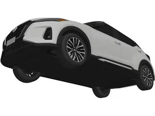 Nissan Kicks (2022) 3D Model