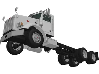 Peterbilt 357 DayCab Chassis Truck (2006) 3D Model