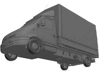 Renault Master Pickup (1997) 3D Model