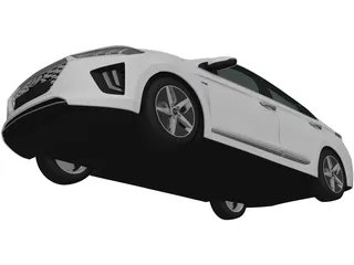 Hyundai Ioniq Hybrid (2019) 3D Model