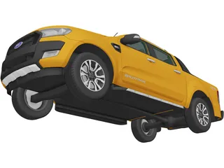 Ford Ranger DoubleCab (2016) 3D Model