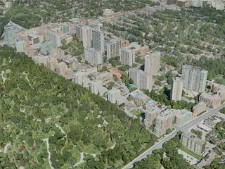 Toronto City, North, Canada (2020) 3D Model