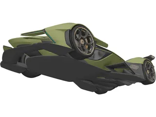 Lambo V12 Vision Gran Turismo (2020) 3D Model