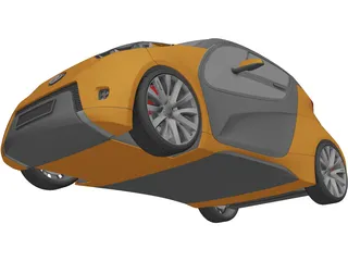 VAZ Lada City Compact 3D Model