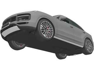 Porsche Cayenne Turbo Coupe (2020) 3D Model