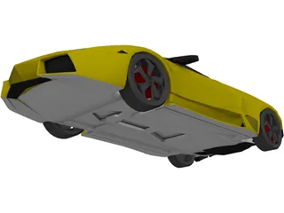 Lamborghini Reventon (2008) 3D Model