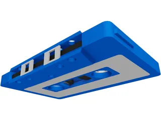 Audio Cassette Tape 3D Model