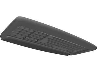 Computer Keyboard 3D Model