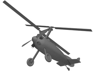 Autogyro Bushman 3D Model