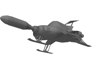 UFO Interceptor 3D Model