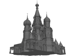 Sobor Vasily Blagenni 3D Model